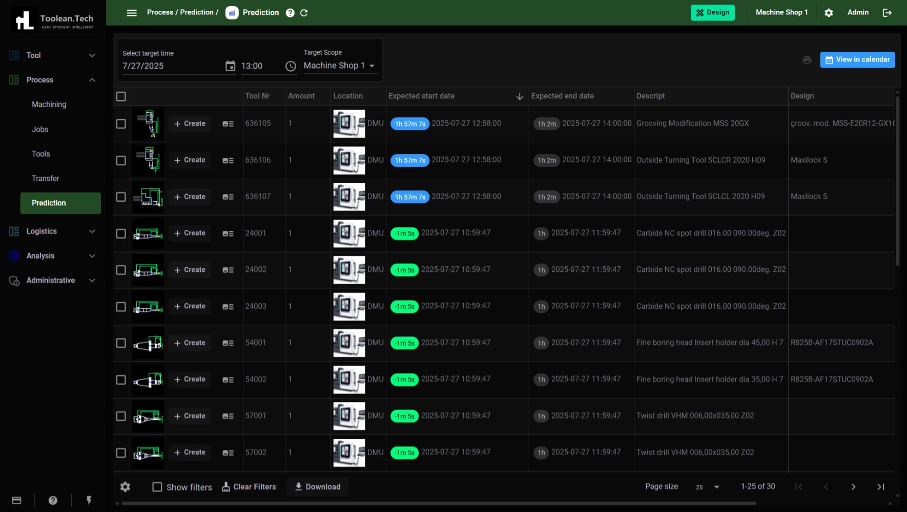 Shopfloor & Jobs Planning